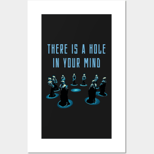 There is a Hole in Your Mind - Gray Council - Black - B5 Sci-Fi Posters and Art